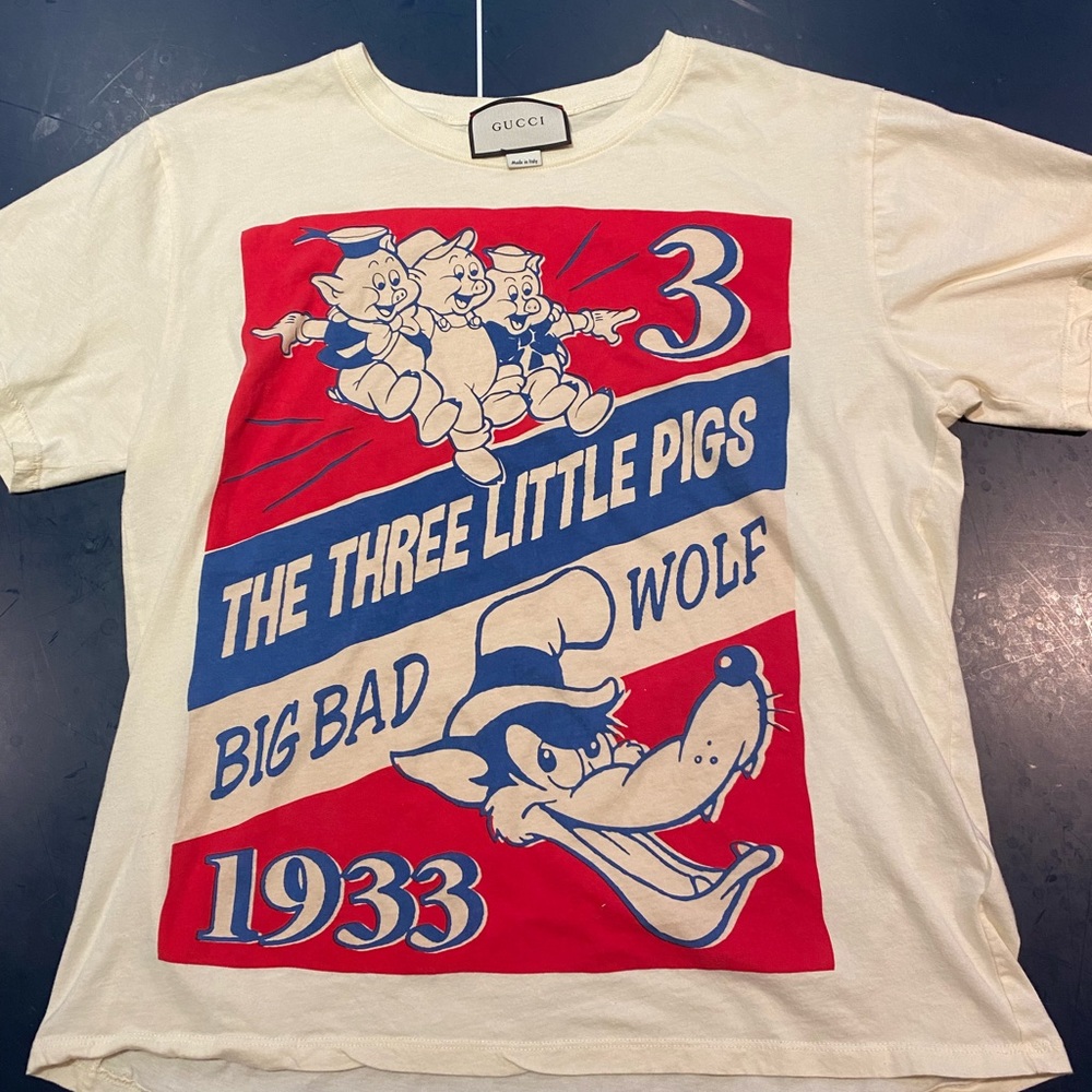 GUCCI 3 LITTLE PIGS SHIRT